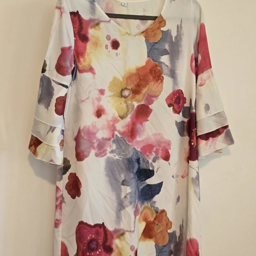 Vibrant Floral Mini Dress